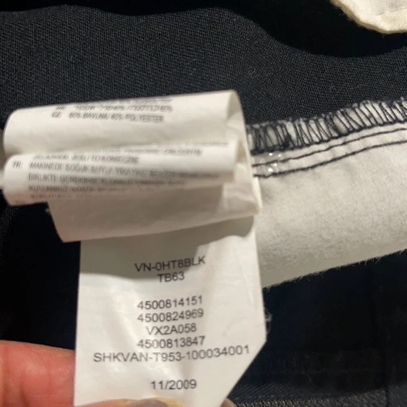 Vans Men’s black Shorts Size 30 crafted engineered classic shorts 66 logo - Picture 13 of 15